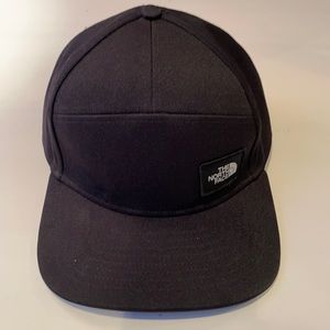 North Face Black Flat Brim Hat